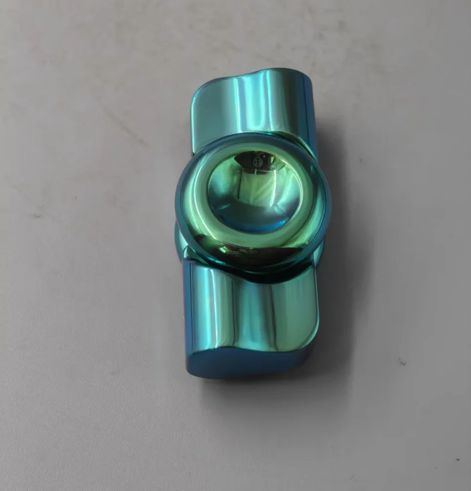 Used EDC Titanium color floating Fingertip gyroscope Decompression toys