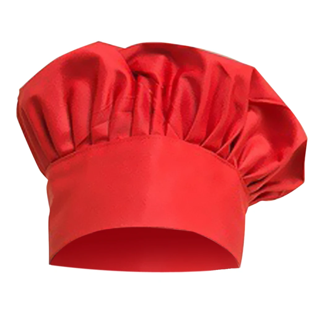 白とシェフの制服 ユニセックス 半袖/長袖 シェフジャケット/シェフハット レストラン - レッド