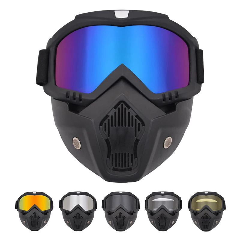 

Windproof Dirt Bike Motorcycle Goggles Mask Anti-impact Paintball War Game Motocross Hunting Cycling Mask