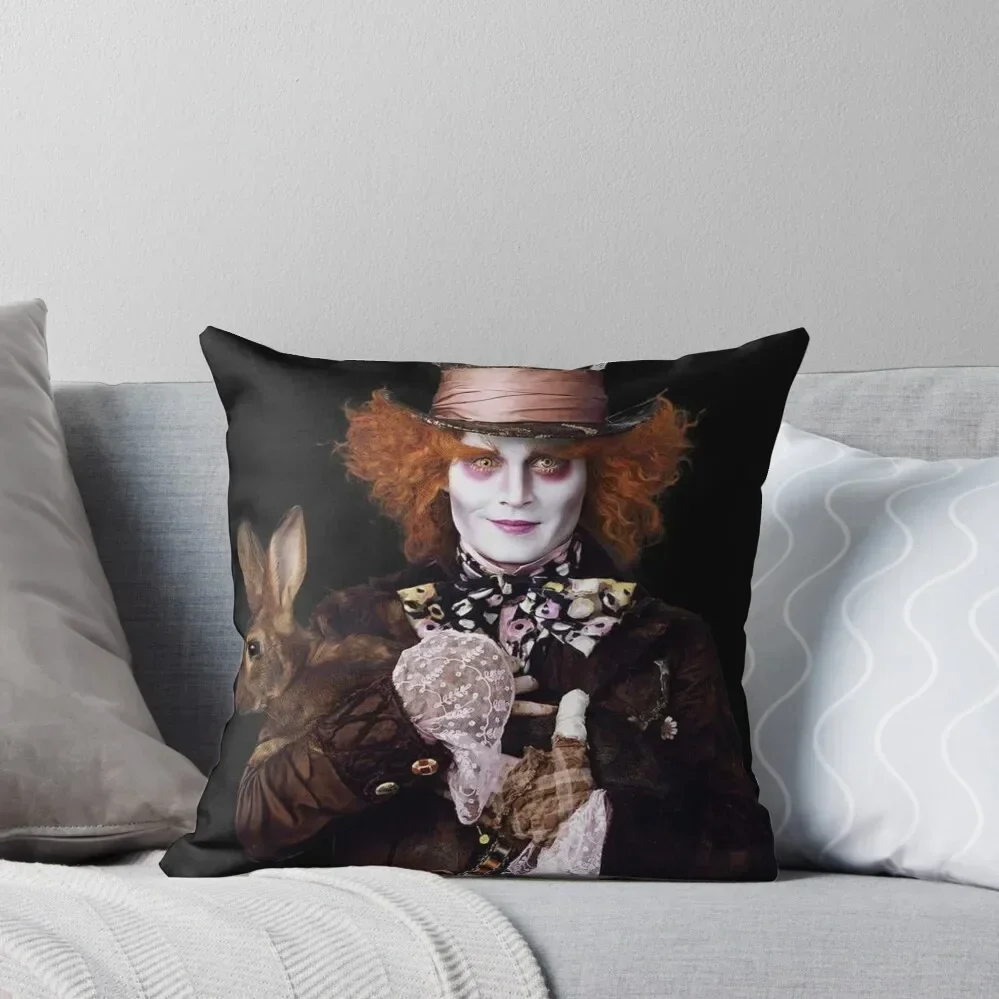 mad hatter Throw Pillow Cushions For Sofa Sofa Pillow Cover Embroidered Cushion Cover Couch Pillows pillow