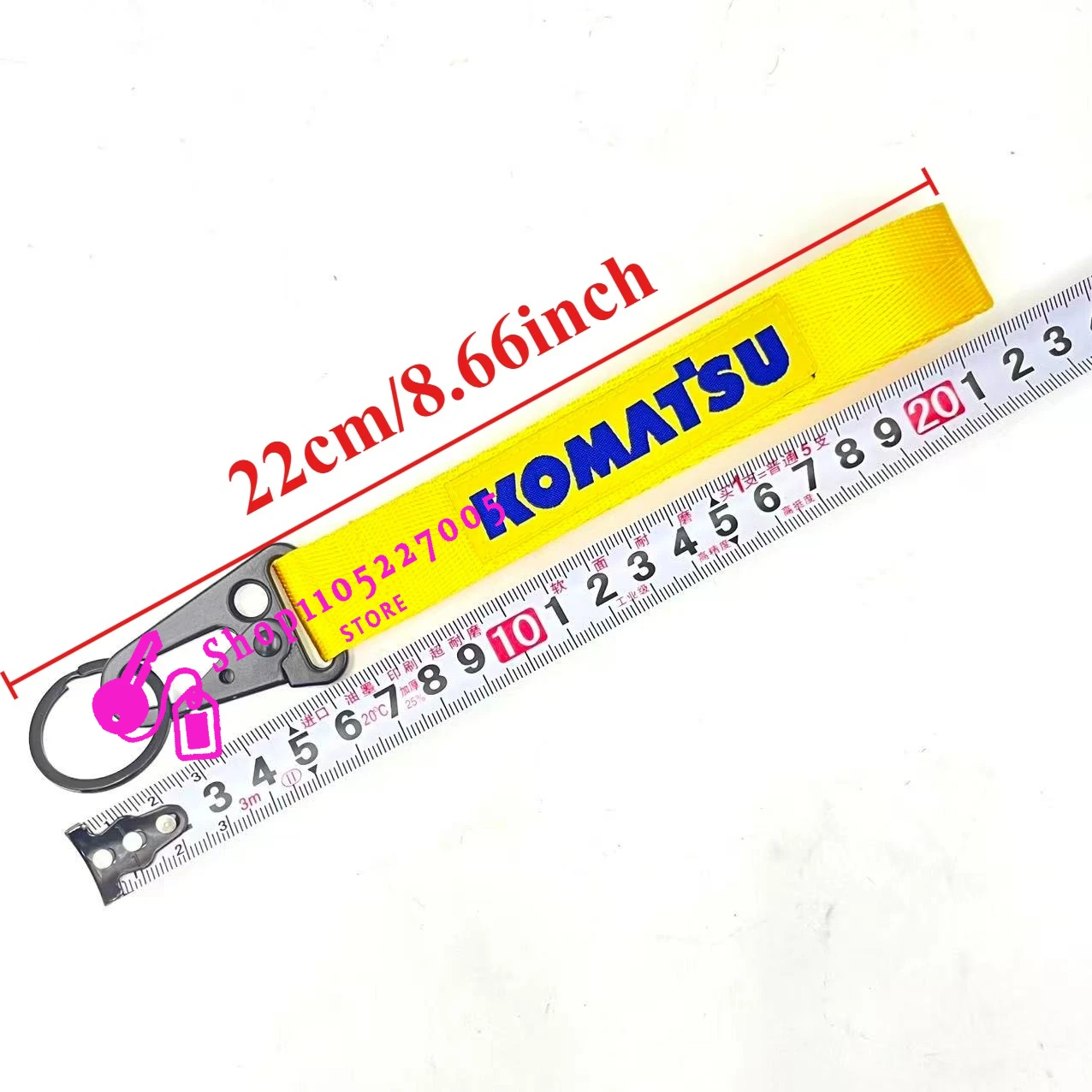 2/5/10pcs for Komatsu Pc -7 -8 787 Ignition Key with  Lanyard Excavator Heavy Equipment Keychain New Key Accessories view 5