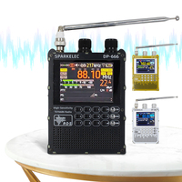 DP-666 TEF6686 Radio High Sensitivity Full Band FM AM Short Wave Radio with LCD Display FM/LW/MW/SW Full Band Radio