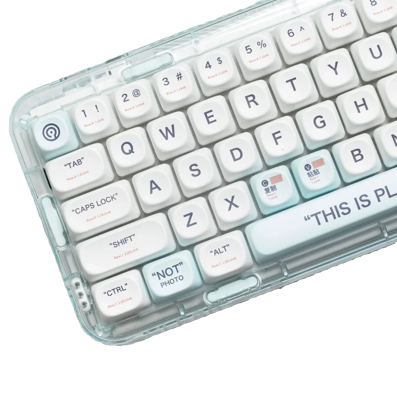 MOA Highly Plastic Themed Keycaps Vintage Cute MAC Hot Sublimation