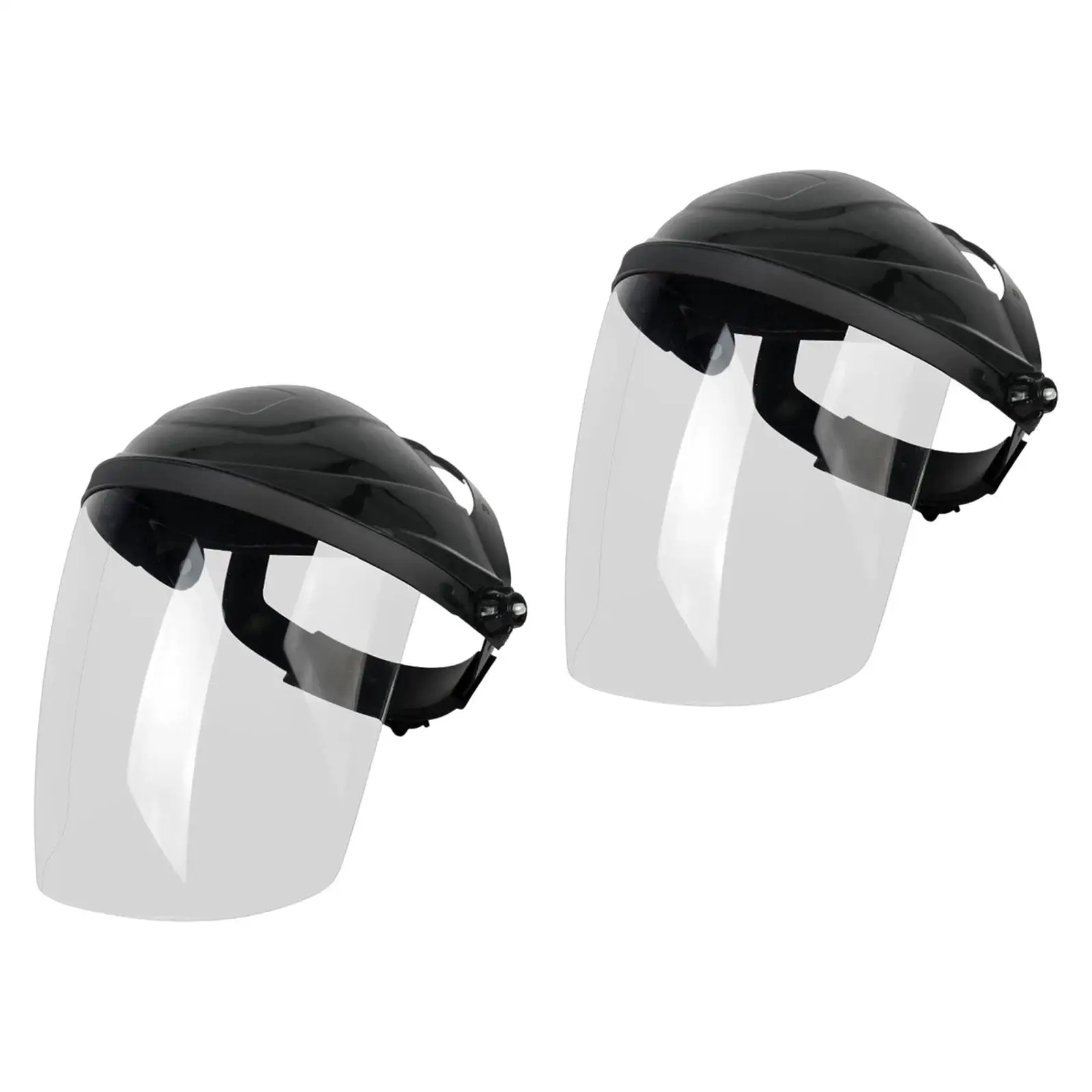 Welding Face Mask Clear Vision Lightweight PVC Protector Impact Resistant Hood for Construction and Workshop Applications