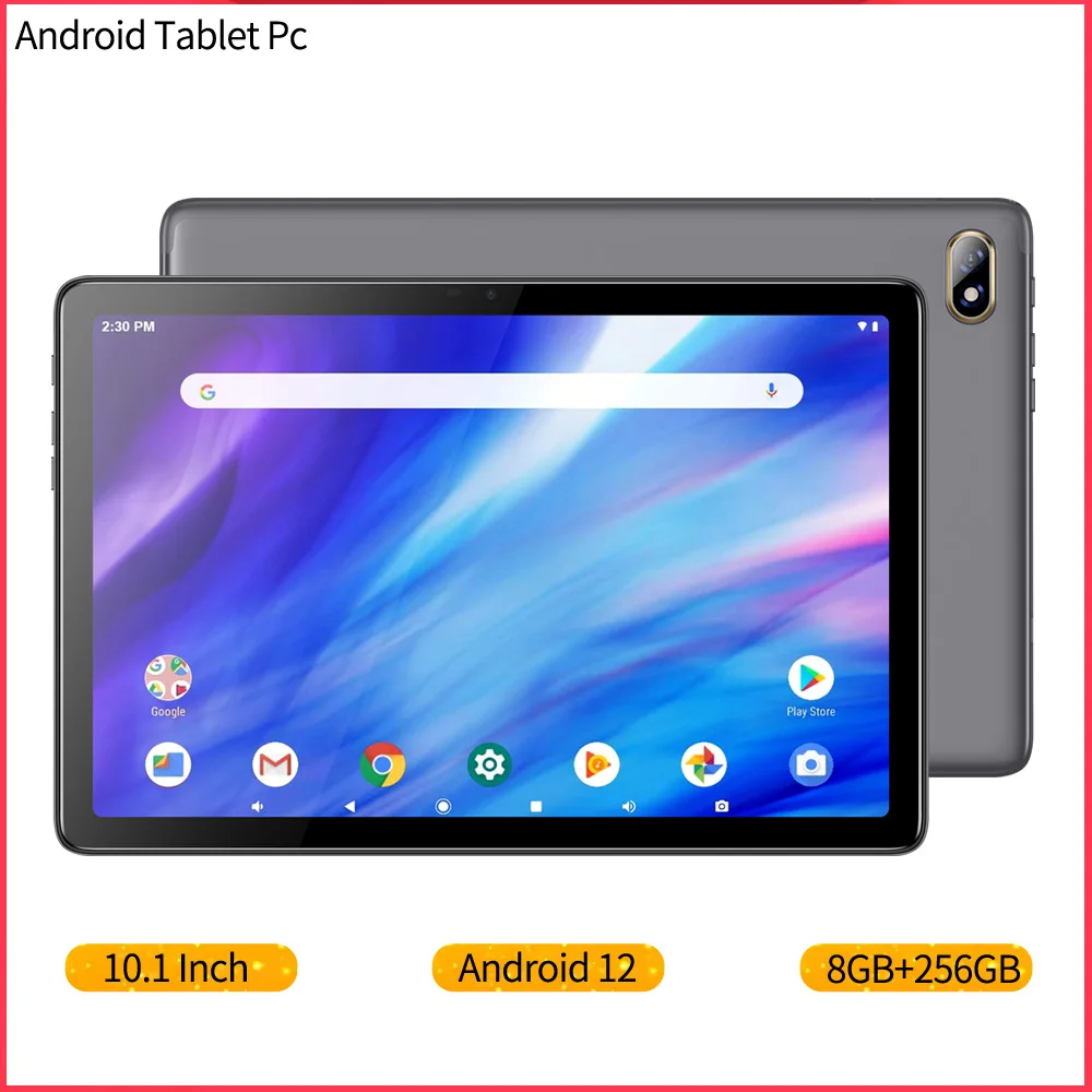 Bdf u320 android tablet 10.1 Polegada 8gb + 256gb octa núcleo 3g 4g lte cartão sim android 12 tablet pc 8000mah bateria 12w carregamento rápido