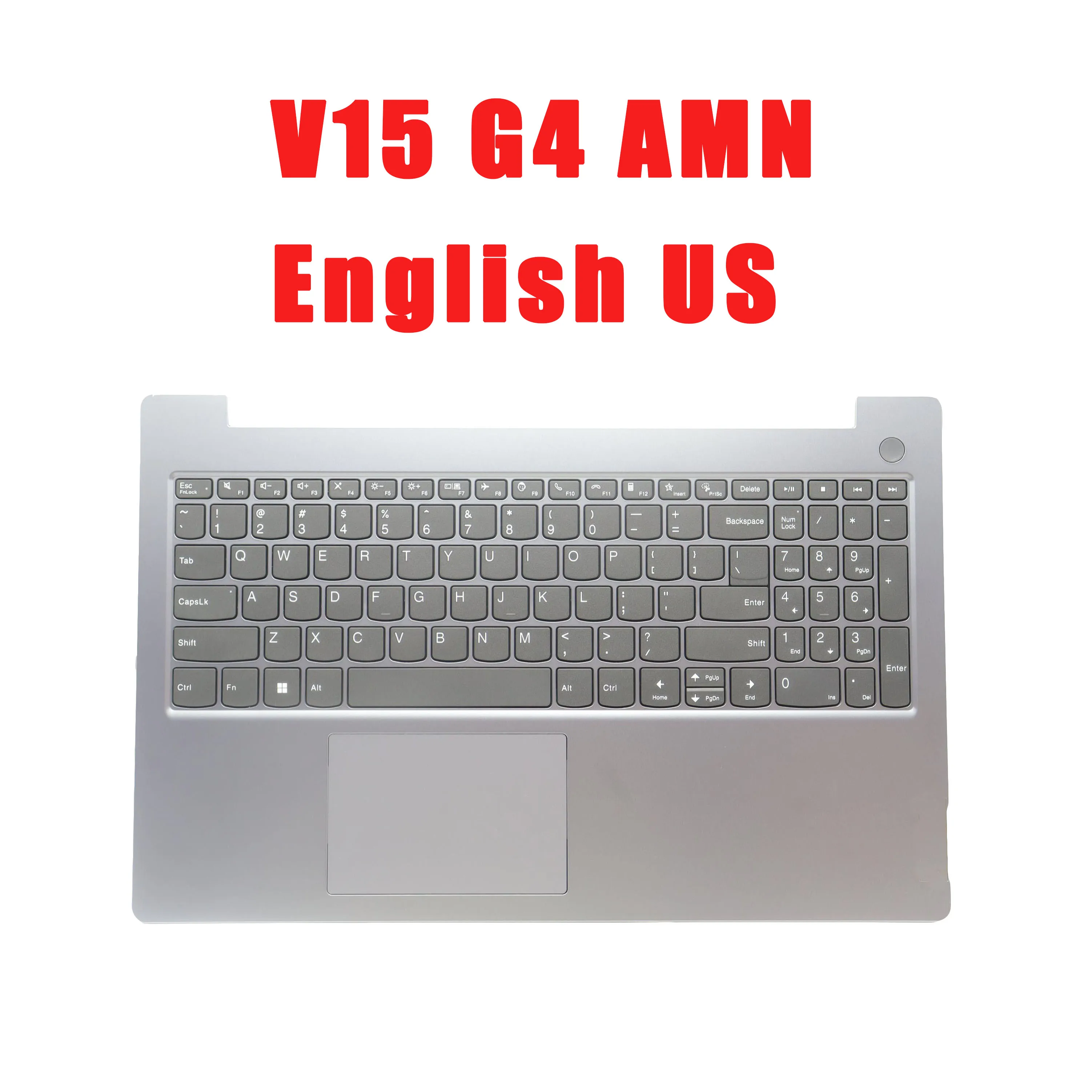 

Laptop PalmRest&keyboard For Lenovo V15 G4 AMN English US 5CB1L09280 With Touchpad Grey New