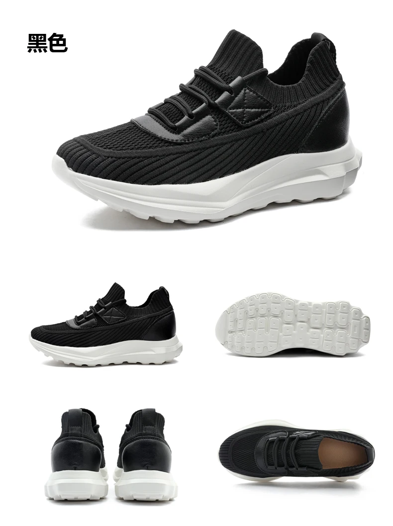 Herren-Sneaker mit Erhöhung, Freizeitschuhe mit 8 cm Höhengewinn, atmungsaktive 6 cm Erhöhungsschuhe für den Sommer – Detail 16