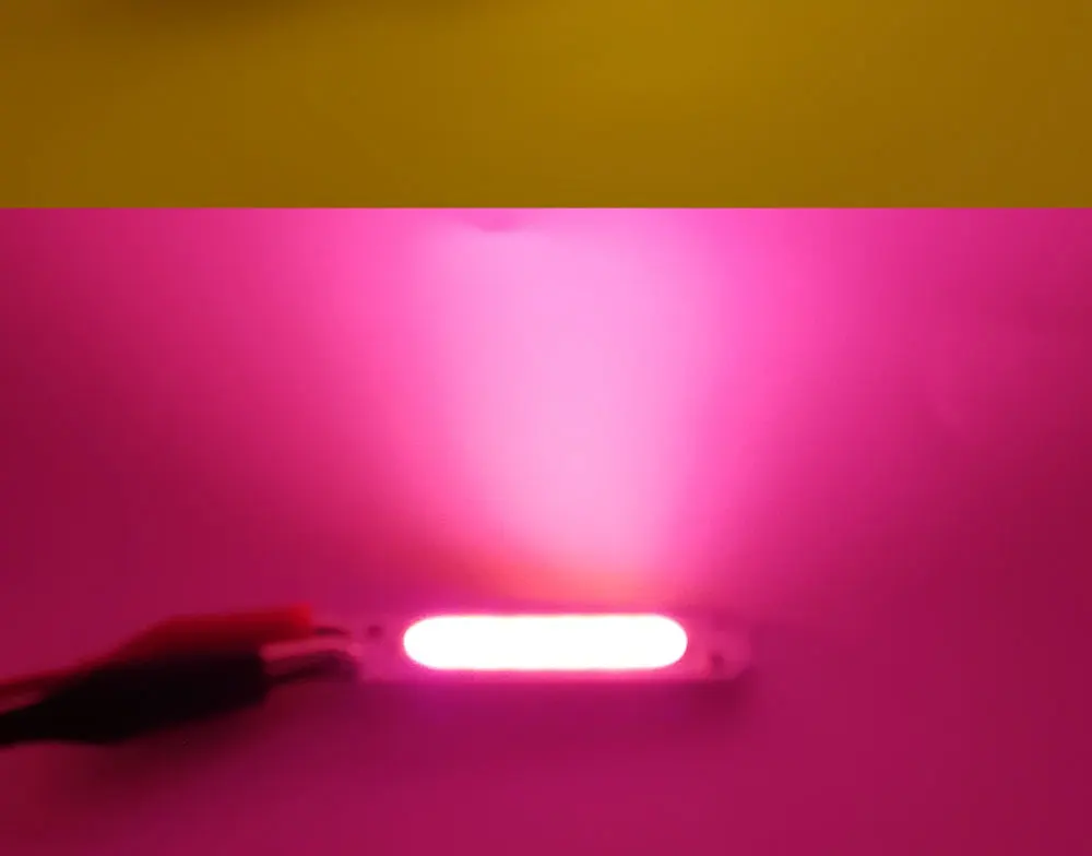 10PCS 60x15MM DC 12V 2W COB LED Glühbirne Chip Weiß Gelb Orange Grün blau Rot Lila LED Matrix Lampe für DIY Beleuchtung 6CM – Detail 15
