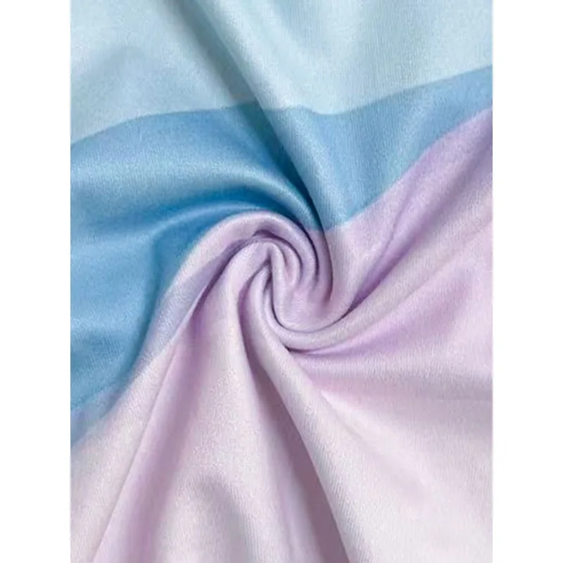 Tuta senza maniche europea americana primavera estate per donna Stampa digitale Nicchia Confortevole Alla moda Elegante