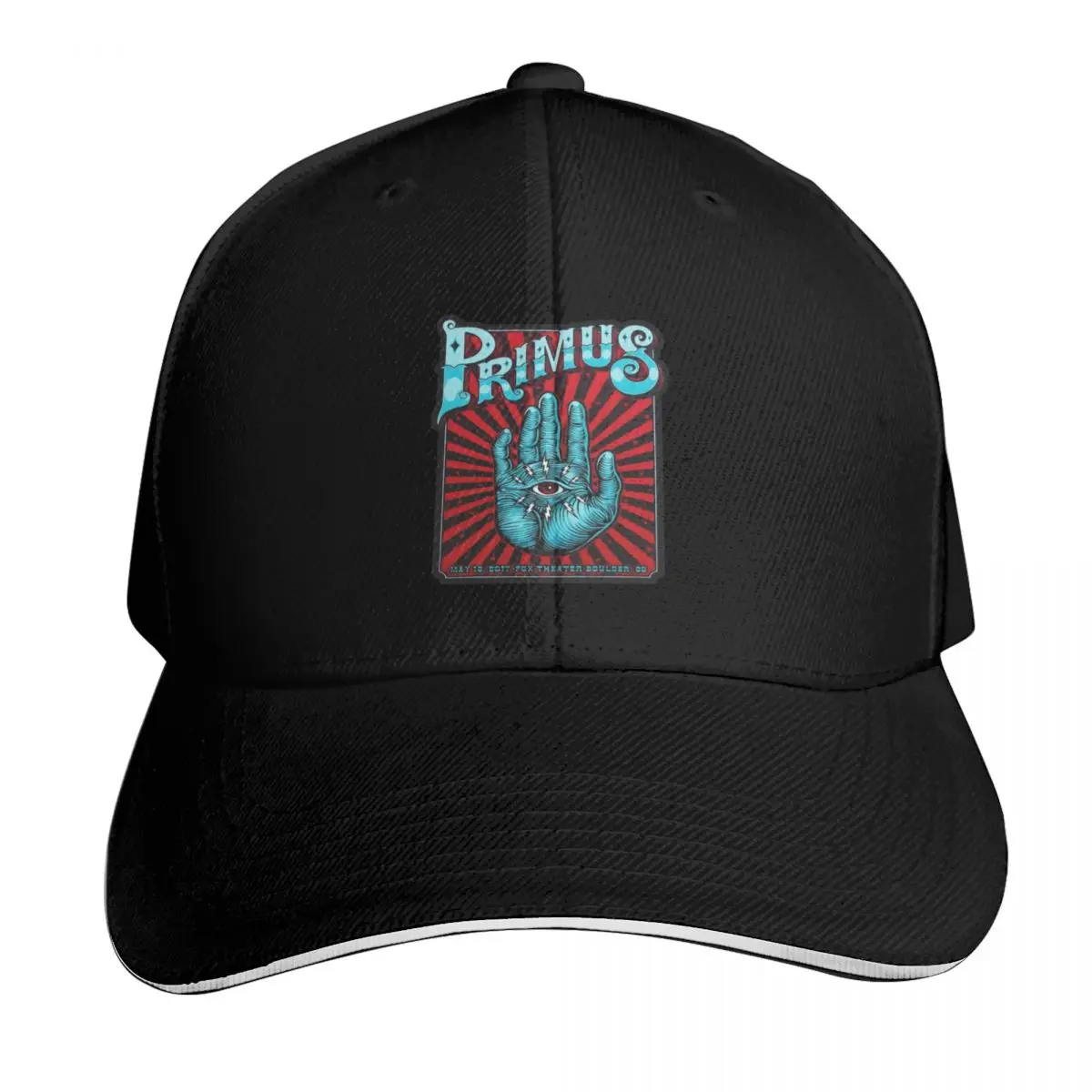 Suck hand Baseball Cap Contrast Two Tone Brim Snapback Flat Bill Strapback Dad Hat