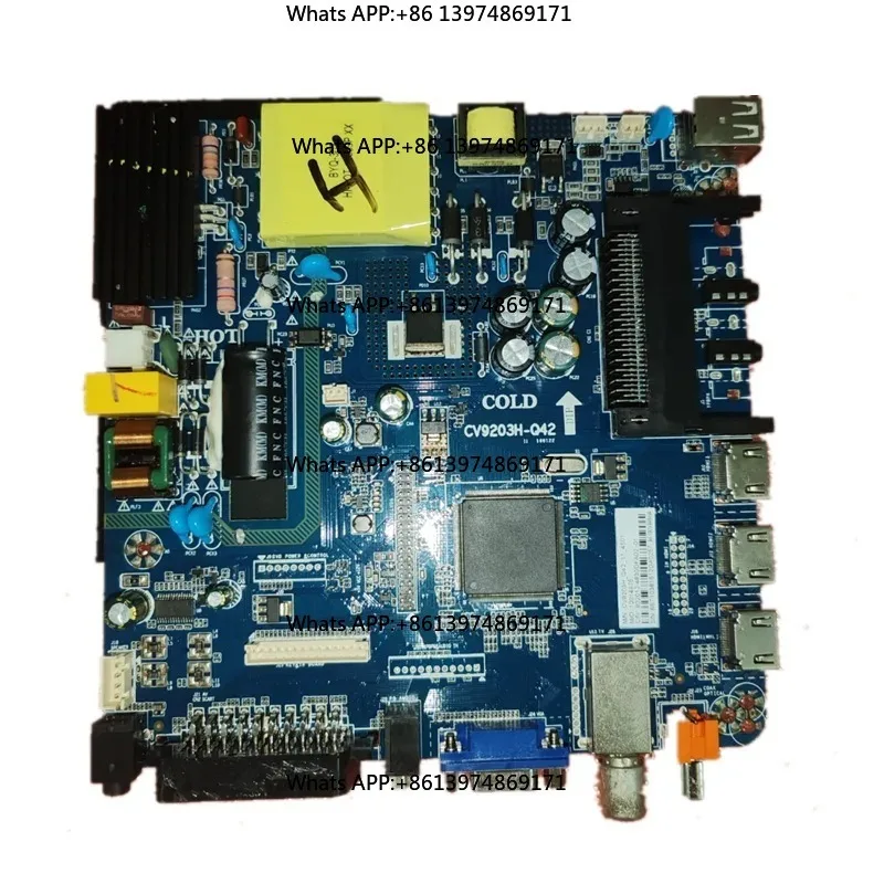 CV9203H-Q42  Three in one TV motherboard, tested well, physical photo for 94--100v  440ma  1920x1080