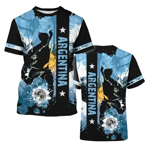 Men Colombia Soccer Print T-Shirt Grunge Style Football Player Graphic Short Sleeve Casual Sports Fan Tee Top — купить у AliExpress WW