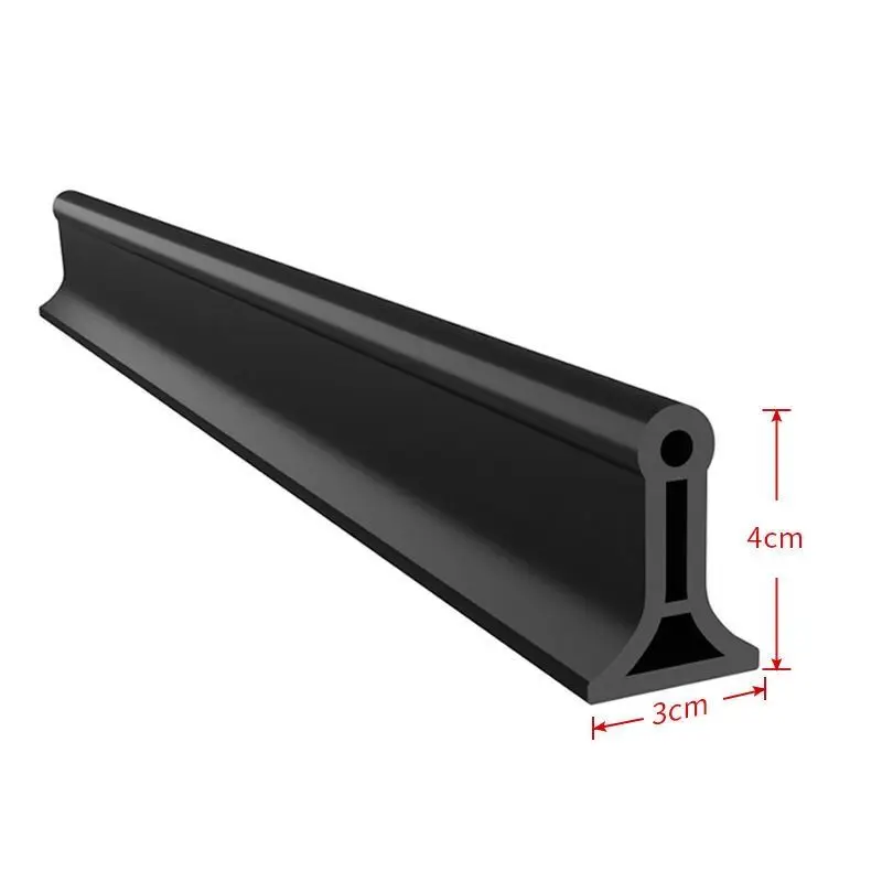 NEW Self-Adhesive Silicone Bendable Water Retaining Strip Shower Water Barrier Highl for Bathroom Separation Shower Accessories
