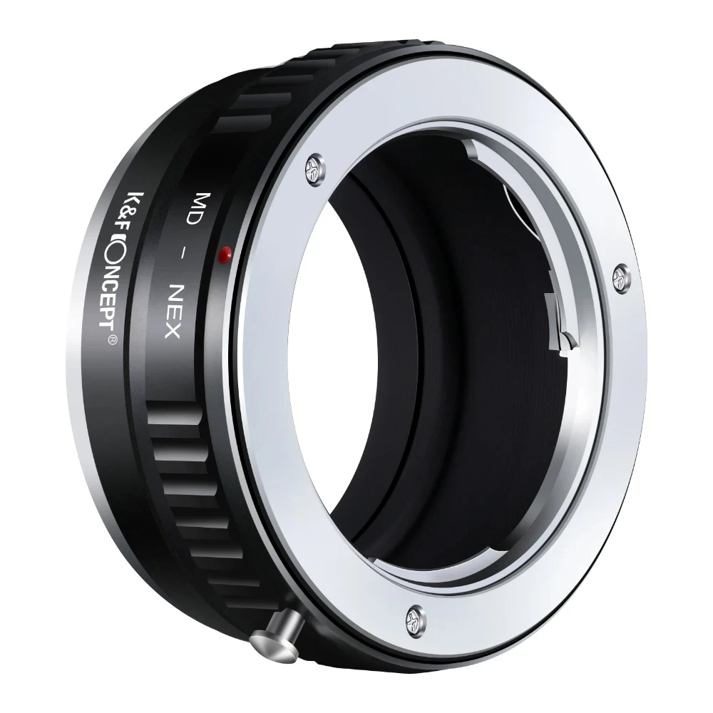 K&F Concept All-copper Interface High-precision Camera Lens Adapter for Minolta MC/MD Mount Lens to Sony NEX NEX-5 7 F5 E Mount