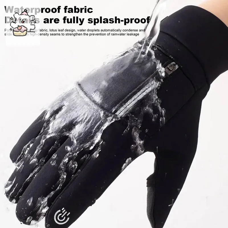 Hot Sale Winter Gloves Waterproof Thermal Sport Glove For Men Women Running Cycling Driving Hiking Touch Screen Warm Gloves