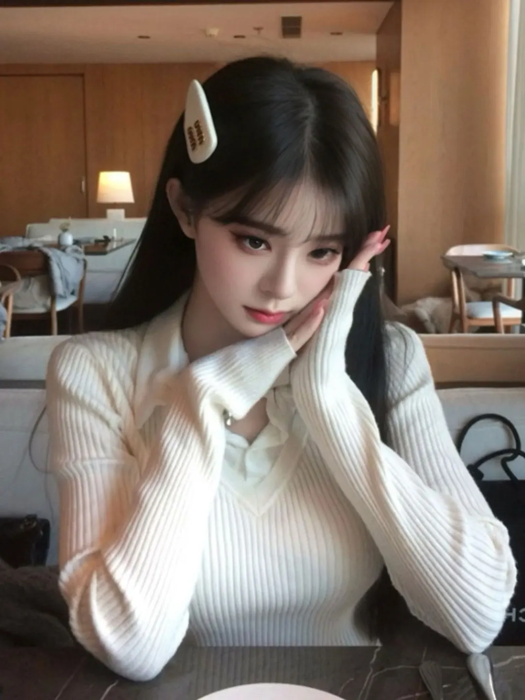 

Корейский зимний модный комплект: ультра-милий вязаный топ и юбка (комплект из двух предметов), удобный, теплый, повседневный наряд