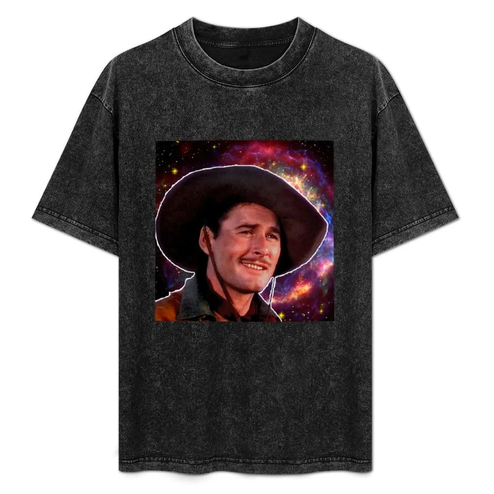 Errol Flynn--Celestial Cowboy T-Shirt anime t shirts sweat summer tops mens t shirt graphic