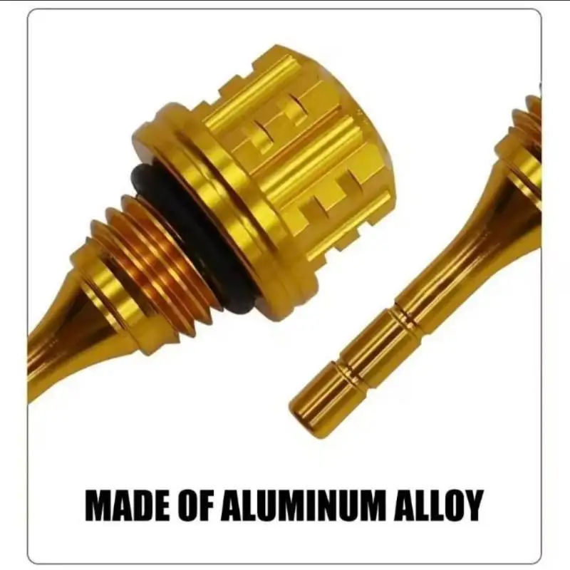 Motorcycle Engine Hexagon Oil Dipstick Filler Cap Aluminum Alloy Enhanced Performance Universal
