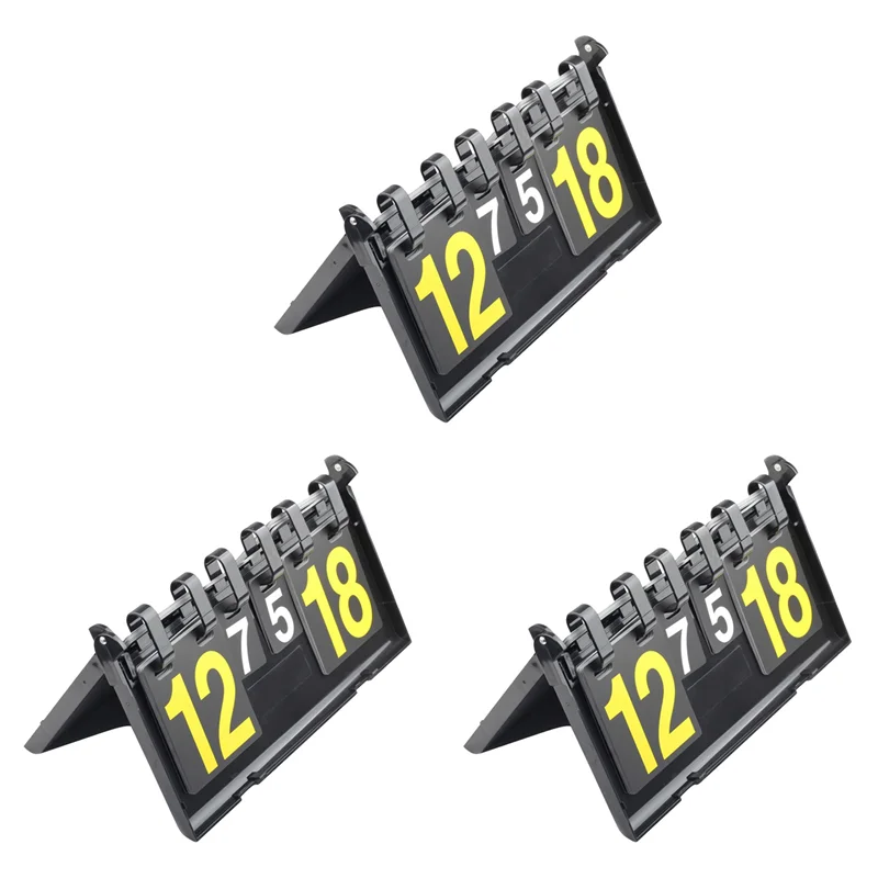 B93B-3X 4 Digit Score Board Basketball Football Volleyball Sport Table Tennis Scoreboard Waterproof Scoreboard