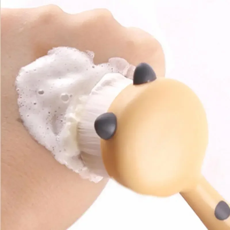 Face Scrub Brush Cat Ears Manually Facial Cleanser Silicone Facial Cleansing Brush Face Exfoliator Cap Brush For Deep Cleaning