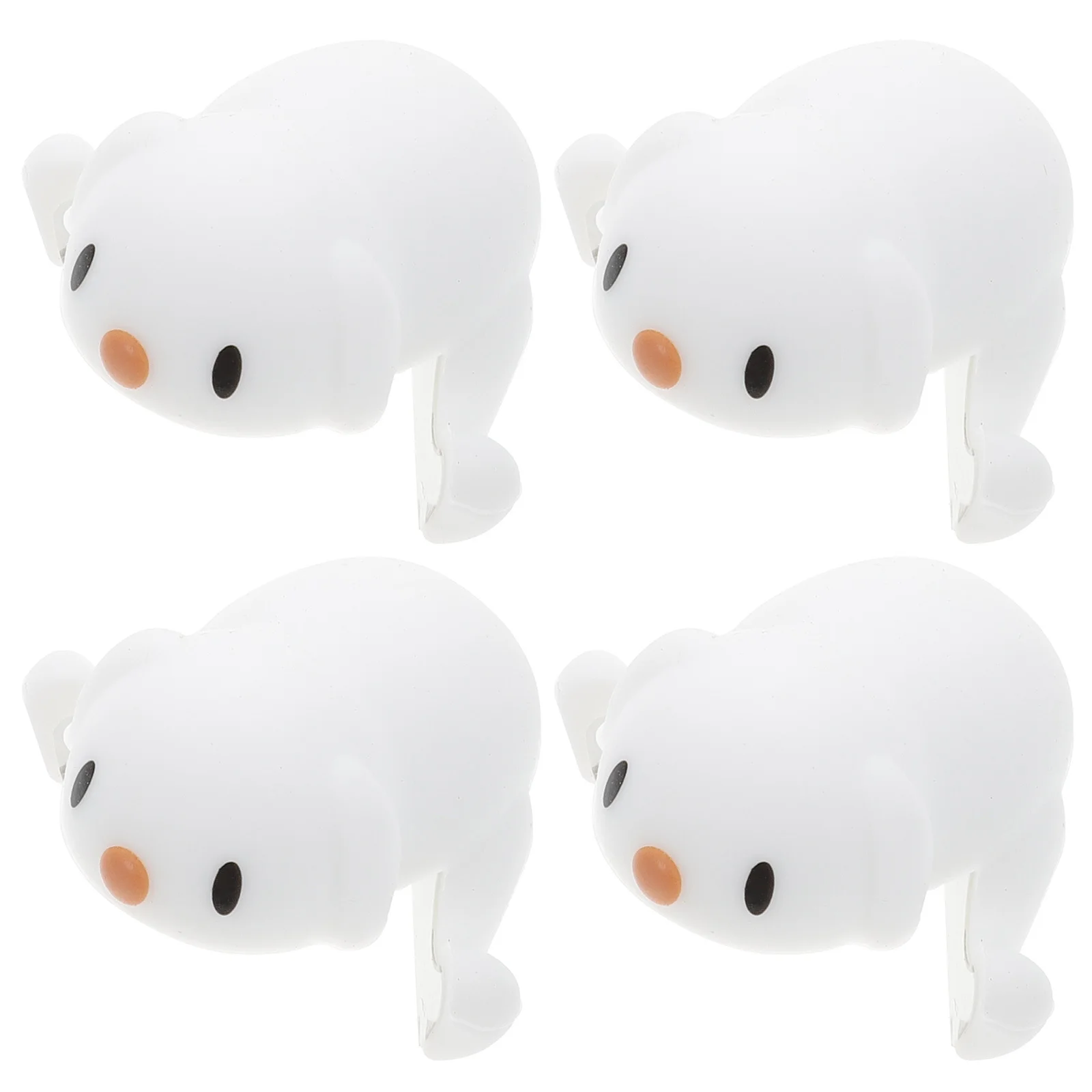 4 pçs protetor de canto de mesa dos desenhos animados design do cão crianças segurança pára-choques protetores de canto à prova de bebê pára-choques capa de móveis