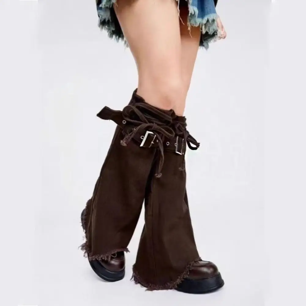Casual Y2k Leg Warmers JK Spicy Girl Trumpet Leg Covers Footcover Retro Long Stockings Fall Winter