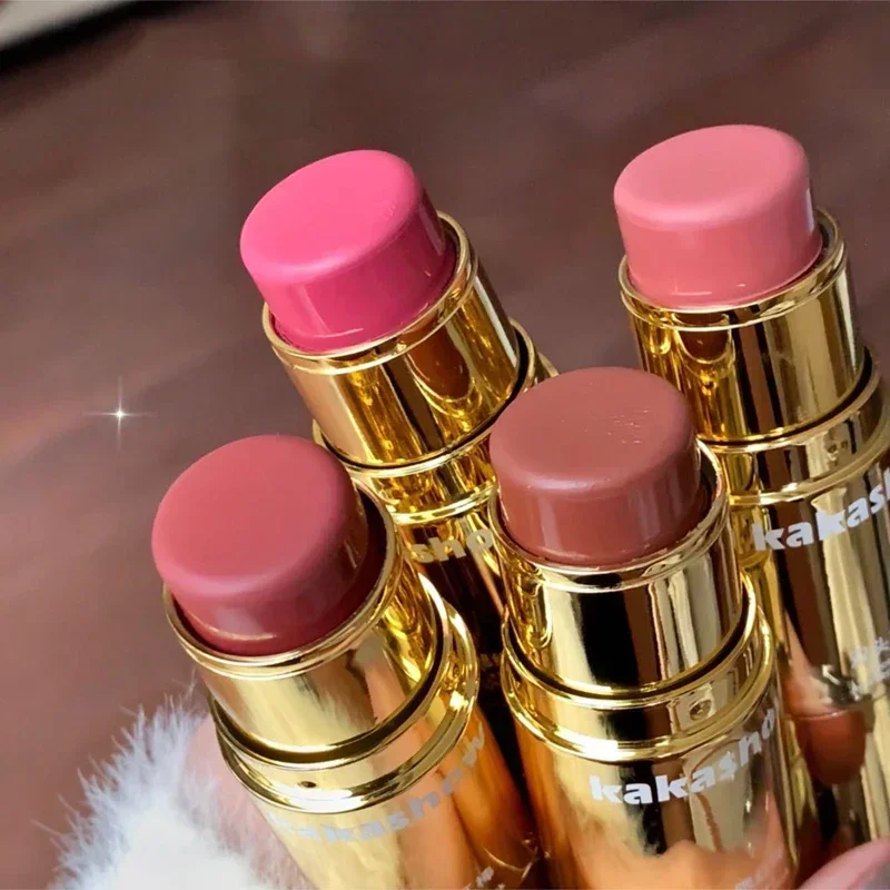 

Double-ended Blush Stick Sponge Soft Face Brightening Low Saturated Blusher Cream Peach Pink Cheek Tint Korean Makeup Cosmetics