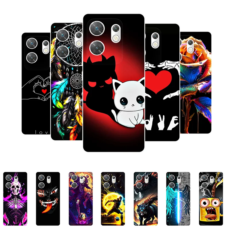 For Infinix Zero 30 4G Case Zero30 Funny Cute Silicone Soft Back Cases for Infinix Zero 30 4G Cover X6731B Shockproof Bumper