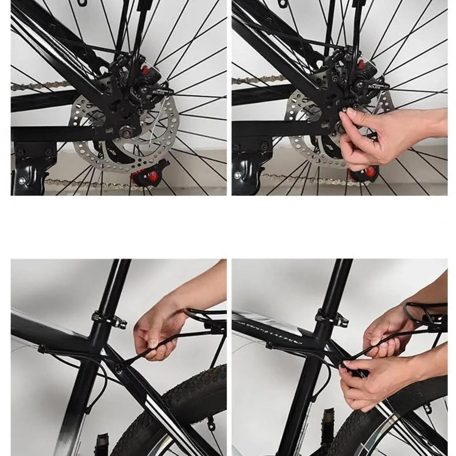 

Bike Rear Carrier Rack Steel Construction Multi Functional Travel Outdoor Gear for Commuting Food Delivery Mountain Road Bicycle