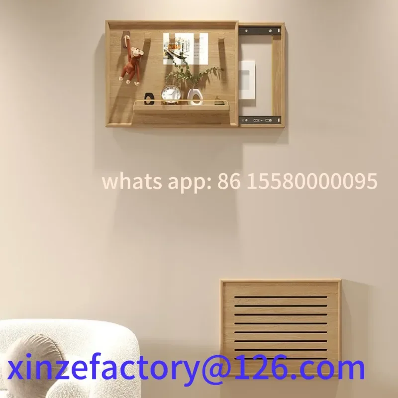 Caixa de medidor personalizável, pintura decorativa, distribuição, rack de oclusão, creme, vento, sentido avançado