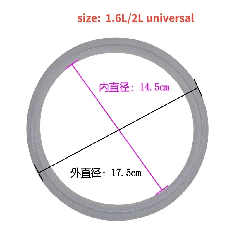 1PCS für Midea reiskocher dichtung 1,6 liter MB-FC162 MB-FD16 silikon ring FD161B zubehör