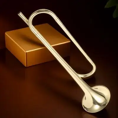

B Flat Trumpet Brass Kids' Learning Musical Instrument Students Bass Fun Plaything Decorative Art Office Desk Gift High Quality