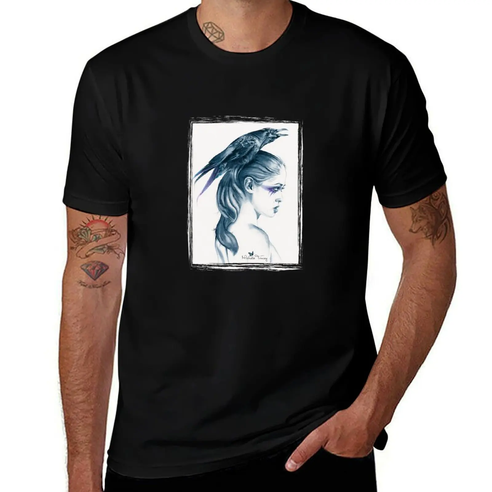 

Raven Totem T-Shirt t shirt man casual t shirts designer T-Shirt