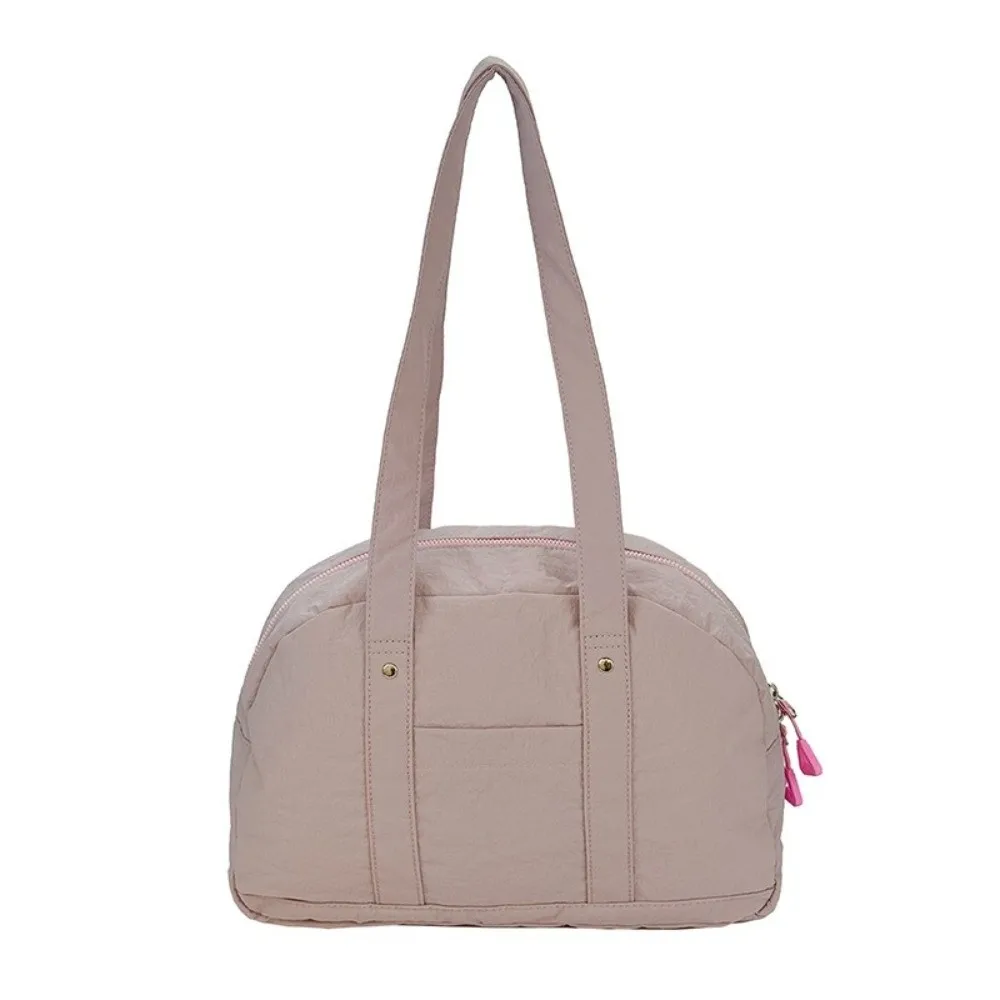 New Lightweight Shoulder Bag Zipper Closure Inner Pocket Bowling Bag Sporty Casual Style Double Shoulder Straps Tote Bag Travel