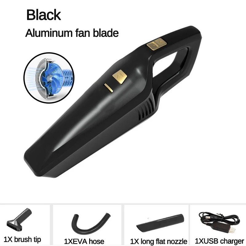 4000PA 120W aspirapolvere per auto portatile portatile Cordless 12V USB Super aspirazione Wet/Dry aspirapolvere per auto casa Pet Hair