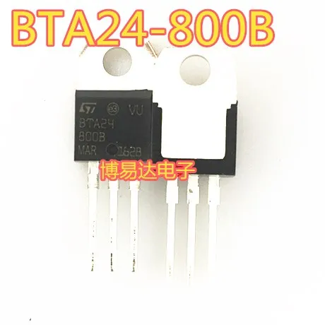 New BTA24-800B HigH-voltage Bidirectional ThyrisTor TO-220 Direct InsertIon