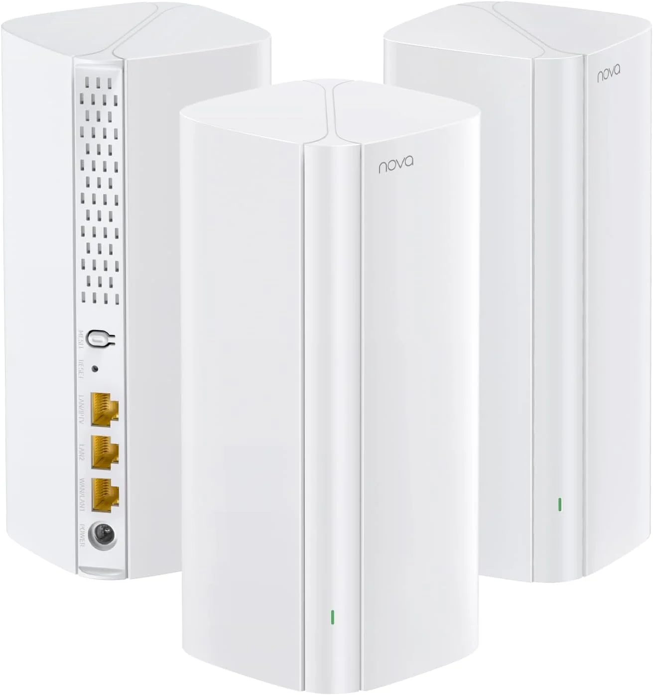 Sistema de Red WiFi6 Tenda AX3000 EM/MX12, Router Inalámbrico Wi-Fi6 Mesh, Router WiFi Mesh con Cobertura de hasta 7000 pies cuadrados. Extensor de rango Wifi WIFI 6 Mesh