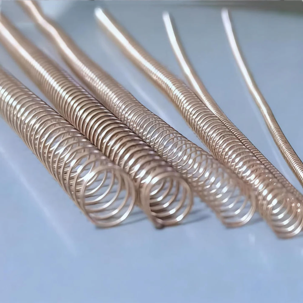 

Медная проводящая пружина для фонарика Ящерица Медная поворотная пружина, материал из фосфорной бронзы, прочная пружина растяжения