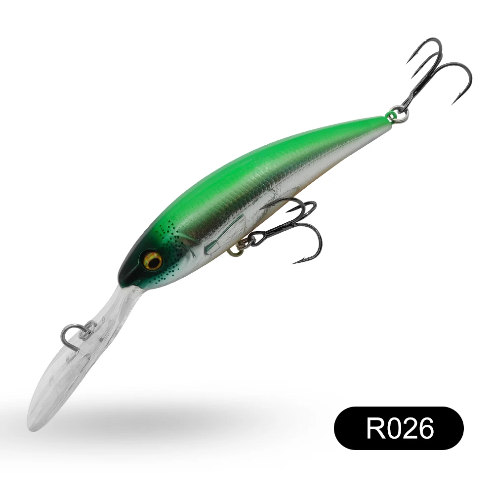 ESFISHING Angelköder Wobbler für Hechtangeln 90mm 16g Easy Sprinter Schwimmender Minnow