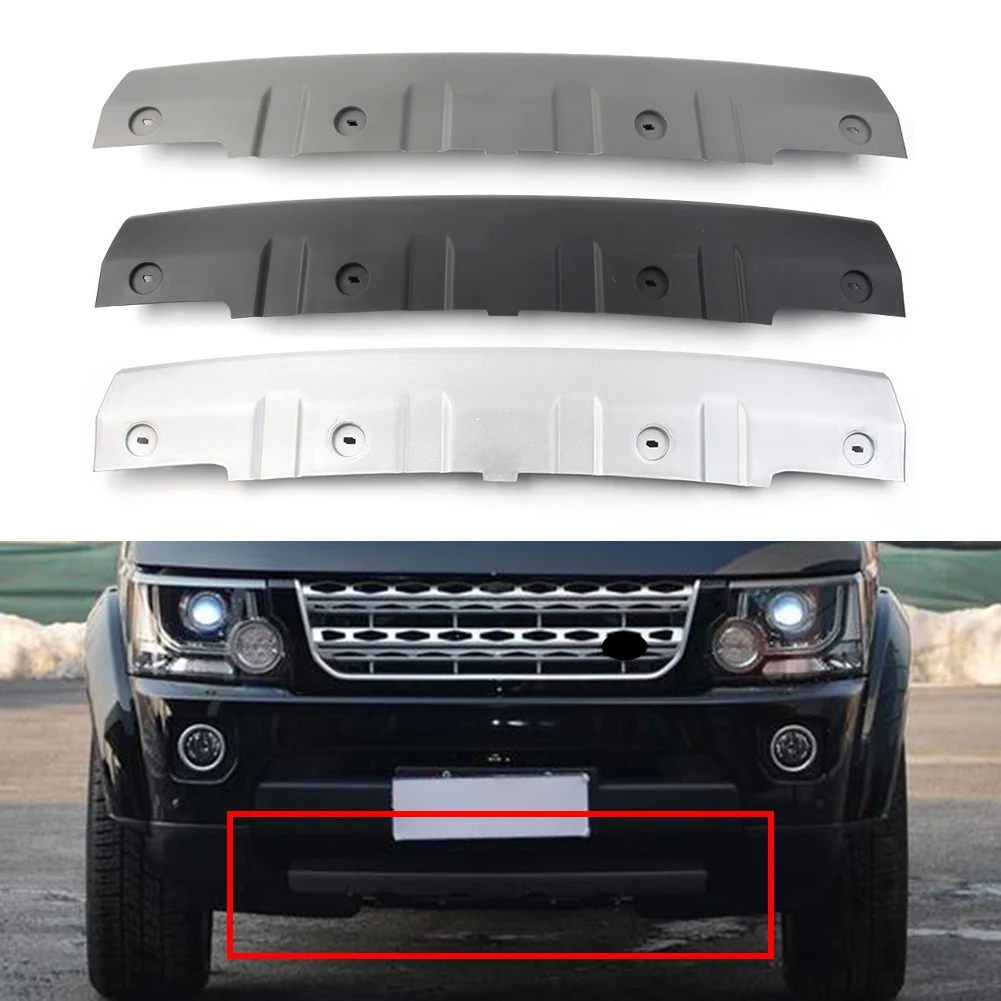 Car Front Bumper Skid Plate Tow Hook Eye Cover Board For Land Rover LR4 Discovery 4 2014 2015 2016 Black/Gray/Silver