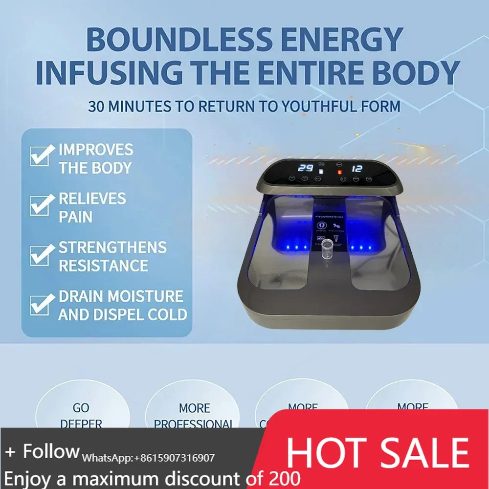 

Plus P90 P100 PEMF Терагерцовая терапия Спа для ног с дистанционным управлением Беспроводной PEMF-массажер Здравоохранение