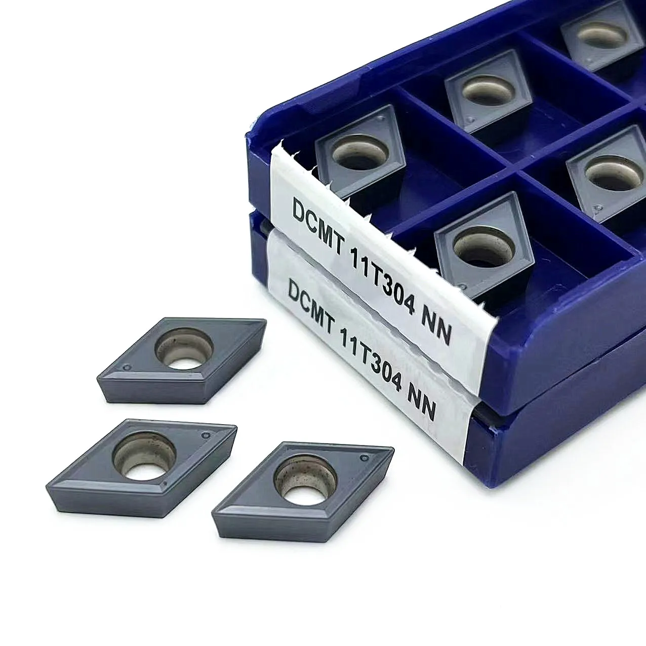 เครื่องกลึงลามิน่า10ชิ้น DCMT11T304 LT10เอ็นเอ็นเอ็นเอ็นซีคาร์ไบด์แทรกกัด DCMT11T304เอ็นเอ็นเอ็นเอ็น LT10 DCMT11T308พีวีดี LT10ดีซีดีเอ็มที