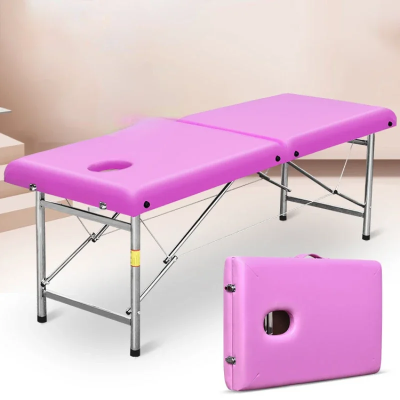 

Portable Comfort Massage Bed Folding Physiotherapy Beauty Massage Bed Medical Lettino Estetista Commercial Furniture YY50MB