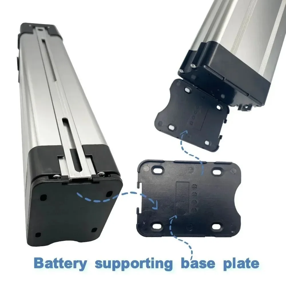 EBike แบตเตอรี่ 36V10AH 15AH 20AH แบตเตอรี่ลิเธียมเงินปลา Batterie Akku สําหรับ 350W 500W 750W 1000W 18650 Li-Ion แบตเตอรี่ Pa