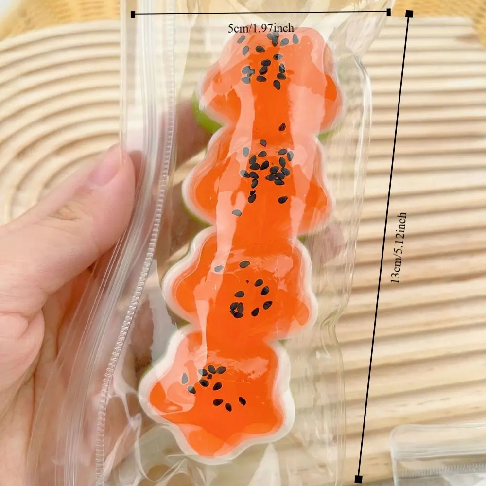 Novedad juguete para apretar pata de gato Squishy simulado sandía pellizco juguete rebote lento alivio regalo descompresión para niños adultos