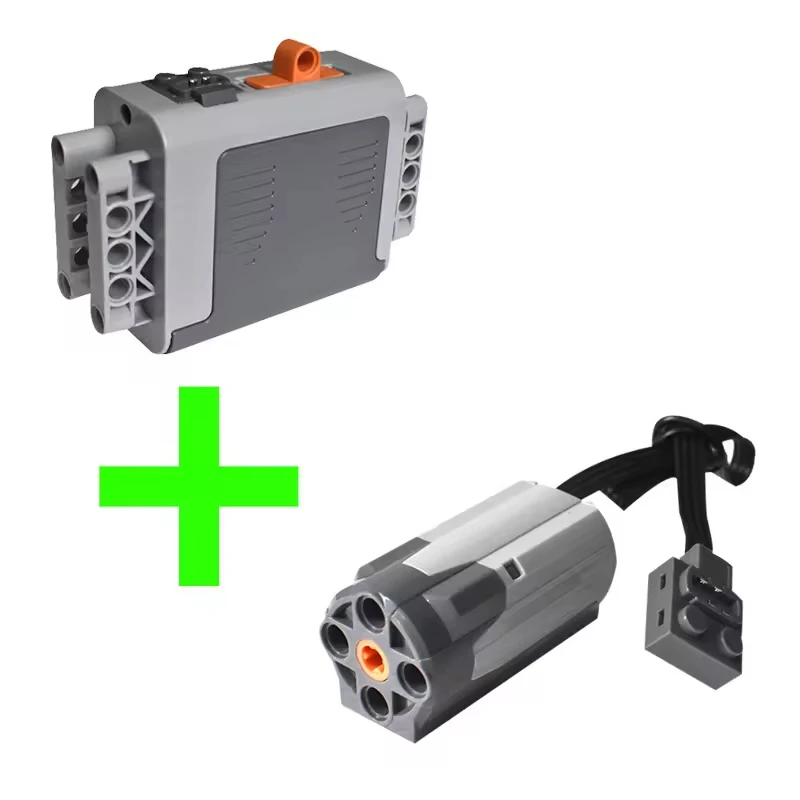 Modelo electrónico RC, accesorios de potencia de bloques de construcción, funciones de micromotor, Kit de Motor MOC, piezas técnicas, juguete creativo DIY