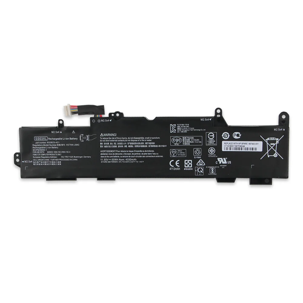 Replacement Battery SS03XL For HP 840 830 730 740 745 G5 G6 HSTNN-LB8G  Zbook 14U 4113mAh Quality Batteries With Tools