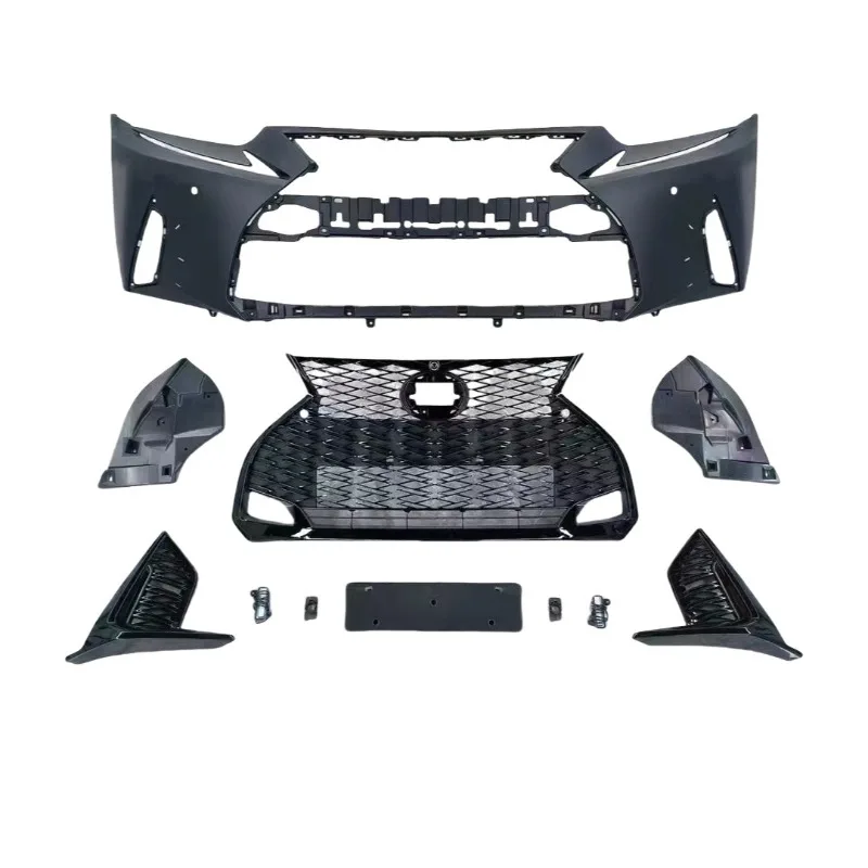 Body Kit for Lexus IS250, 13-16 Bumper, 17-20 Retrofit, 2021 Upgrade, Car Styling, Front and Rear Bumper Set, ABS Material
