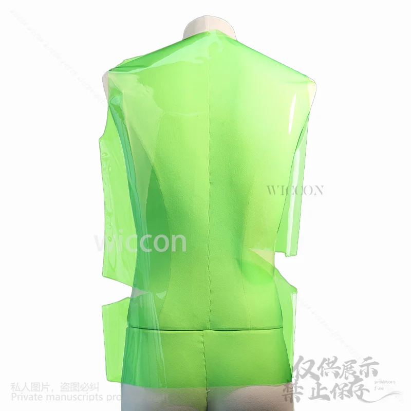 حتى كوسبفري الغريبة المرحلة R7 وميض ذهب الأخضر سترة جيراي كاي دعوى موحدة الدعائم لكوريا المعبود المرحلة مثير زي كوس مخصص