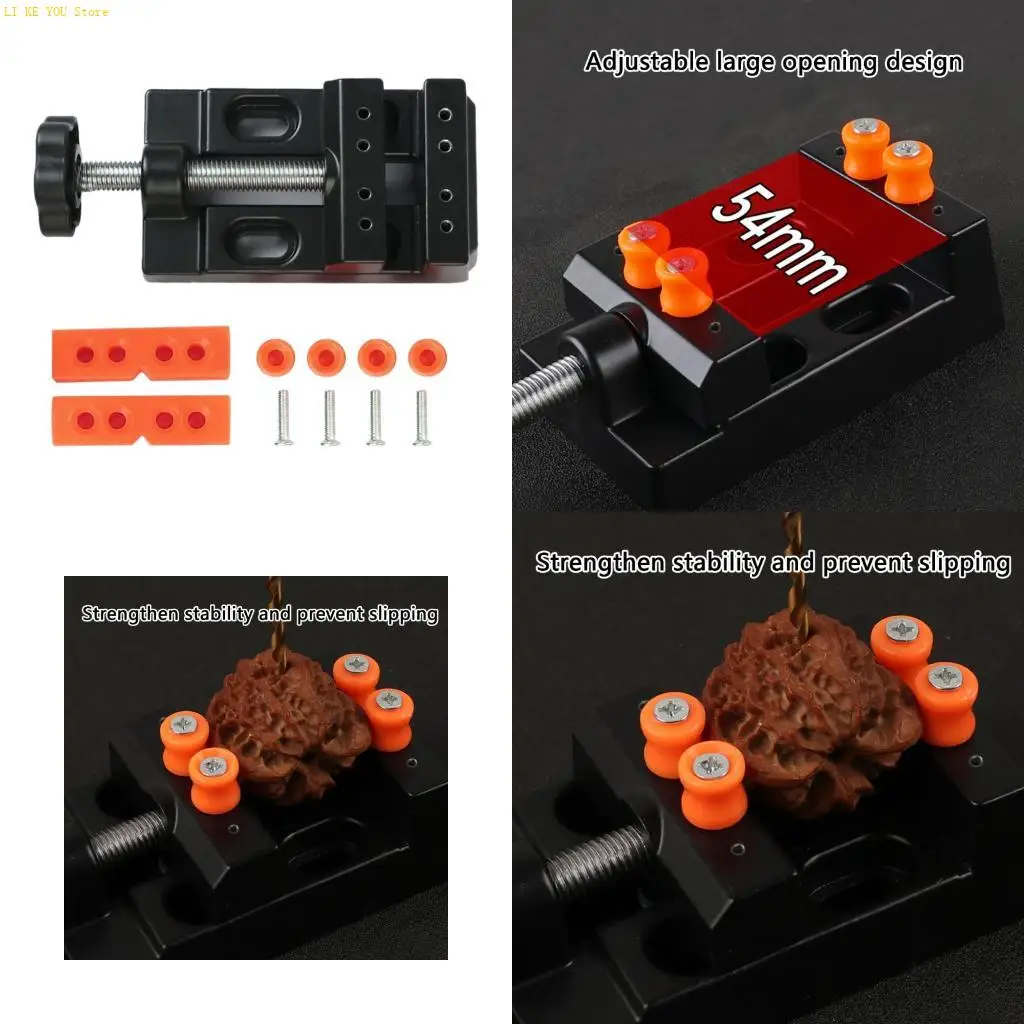 W3JE Sculpture Craft Carving Tool Universal Jaw Benches Clamp Mini Drill Press Table
